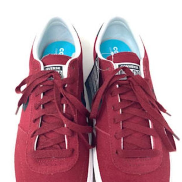 💖MEGA SALE💖Converse Boulevard  Men OX Back Alley Brick White Red  Nubuck 17072 - Picture 9 of 13